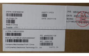 Lenovo 5CB1M48192 COVER UpperCaseASM_BEL L83ENFPAGBL