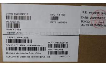 Lenovo 5CB1M48212 COVER UpperCaseASM_POR L83ENFPAGBL