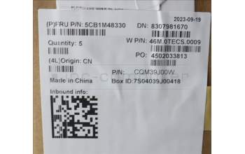 Lenovo 5CB1M48330 COVER Upper Case ASM_ENG W21KJ AGBL