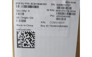 Lenovo 5CB1M48355 C-Cover with keyboard, USA English, Arctic Grey, Backlight, US