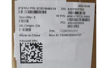 Lenovo 5CB1M48518 C-Cover with keyboard, UK English, Arctic Grey, Non-Backlight, UK