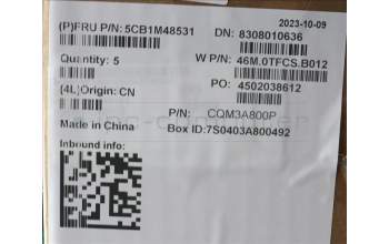 Lenovo 5CB1M48531 COVER Upper Case ASM_GRE W21KH AGBL U