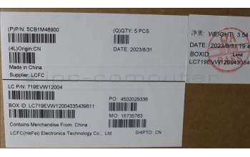 Lenovo 5CB1M48900 COVER Upper Case ASM_ENG L83FS BK TEX