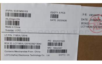 Lenovo 5CB1M50153 COVER Upper Case ASM_ENG L 82YYBKTEX