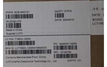 Lenovo 5CB1M50157 COVER Upper Case ASM_GRE L 82YYBKTEX