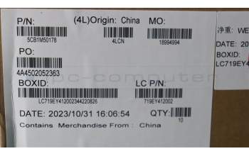 Lenovo 5CB1M50178 COVER COVER L 83DF HINGE OG