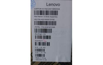 Lenovo 5CB1M72365 COVER Lower Case H 83E2 LG