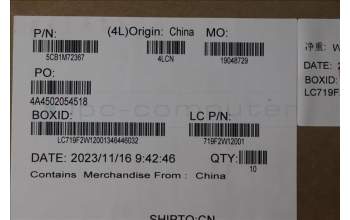 Lenovo 5CB1M72367 COVER COVER L 83G0 HINGE_CAP_BLACK