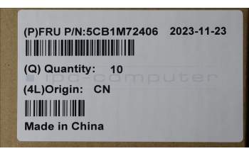 Lenovo 5CB1M72406 COVER Hinge Cap C 83DG w/antenna LNG