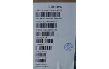 Lenovo 5CB1N61306 COVER Upper Case ASM_RUS H83DR LG STO GY