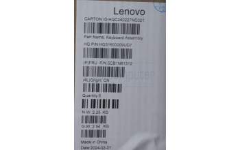 Lenovo 5CB1N61312 COVER Upper Case ASM_GRE H83DR LG STO GY