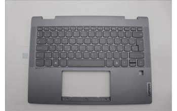 Lenovo 5CB1N61314 C-Cover with keyboard, Hungarian, Luna Grey, w/Storm Grey Keycaps, UK