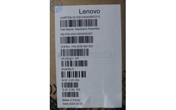 Lenovo 5CB1N61321 COVER Upper Case ASM_CZE/SLKH83DRLGSTOGY