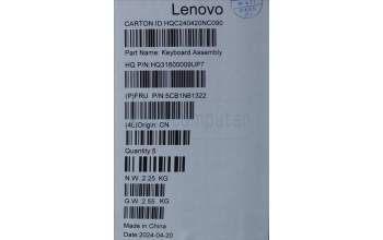 Lenovo 5CB1N61322 COVER Upper Case ASM_BUL H83DR LG STO GY