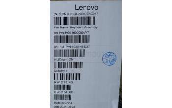 Lenovo 5CB1N61337 COVER Upper Case ASM_FRA H83DR LG GY