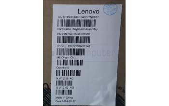 Lenovo 5CB1N61348 COVER Upper Case ASM_SWS H83DR LG GY