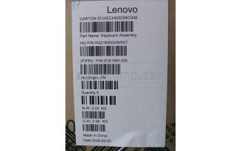 Lenovo 5CB1N61355 COVER Upper Case ASM_ENG H83DR CB STO GY