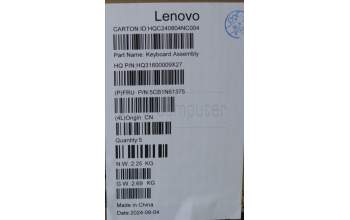 Lenovo 5CB1N61375 COVER Upper Case ASM_HUN H83DR CB STO GY