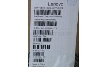 Lenovo 5CB1N61379 COVER Upper Case ASM_SLV H83DR CB STO GY