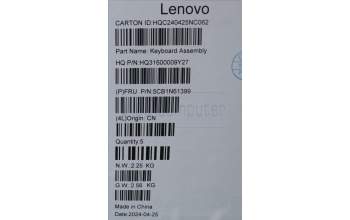 Lenovo 5CB1N61399 COVER Upper Case ASM_GER H83DR CB GY