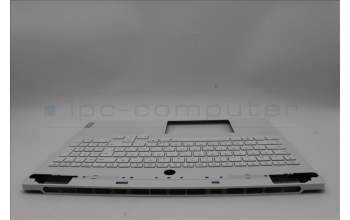 Lenovo 5CB1N62155 C-Cover with keyboard, Hungarian, White, RGB Backlight, UK