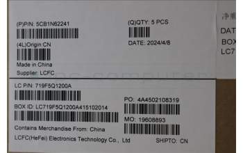 Lenovo 5CB1N62241 COVER Upper Case ASM_SLV L 83DNLG PS