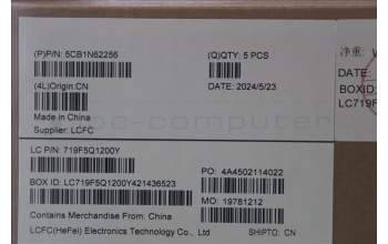 Lenovo 5CB1N62256 COVER Upper Case ASM_EURO ENG L83DNTT PS