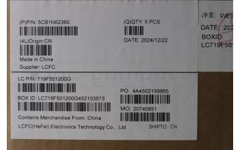 Lenovo 5CB1N62360 COVER Upper Case ASM_SPA 21KR FPR