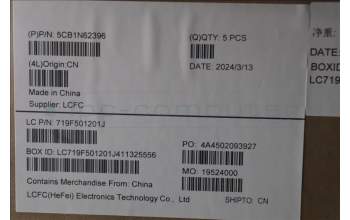 Lenovo 5CB1N62396 COVER Upper Case ASM_UKE 21KR FP FPR