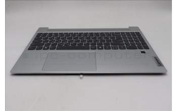 Lenovo 5CB1N65004 C-Cover with keyboard, Greek, Cloud Grey, Backlight, Fingerprint, US