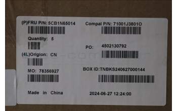 Lenovo 5CB1N65014 COVER UpperCase_ITA C 83G1 CG FP BL