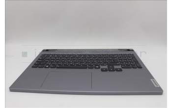 Lenovo 5CB1N84702 C-Cover with keyboard, Bulgarian, Luna Grey, RGB Backlight, UK