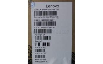 Lenovo 5CB1N90765 COVER Upper Case ASM ENG H 83E3 LG PST