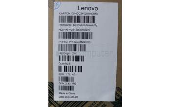 Lenovo 5CB1N90766 COVER Upper Case ASM ENG H 83E3 LG