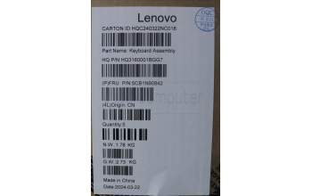 Lenovo 5CB1N90842 COVER Upper Case ASM SPA H 83D3 ARGY