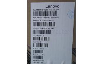 Lenovo 5CB1N90848 COVER Upper Case ASM UKR H 83D3 ARGY