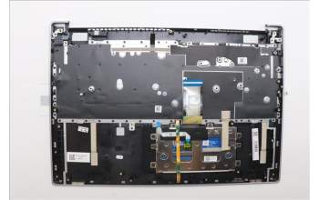 Lenovo 5CB1N91018 C-Cover with keyboard, Italian, Cloud Grey, Backlight, Non-Fingerprint, UK