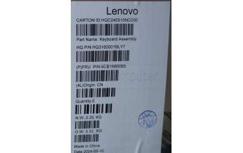 Lenovo 5CB1N95065 COVER Upper Case ASM ITA H 83DS FP LG