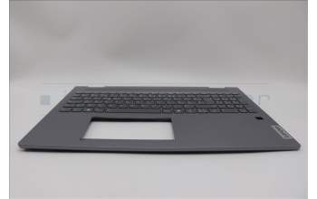 Lenovo 5CB1N95075 C-Cover with keyboard, French, Luna Grey, Fingerprint, US