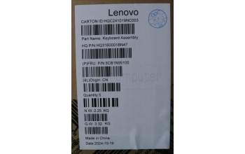 Lenovo 5CB1N95105 COVER Upper Case ASM RUS H 83DS FP CB