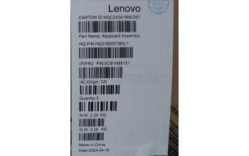 Lenovo 5CB1N95121 COVER Upper Case ASM BUL H 83DS FP CB