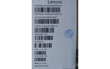 Lenovo 5CB1N95175 COVER UpperCaseASM SPA H83DL NFP SG