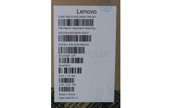 Lenovo 5CB1N95181 COVER UpperCaseASM EURO ENG H83DL NFP SG