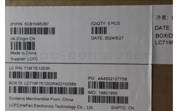 Lenovo 5CB1N95287 COVER Upper Case ASM_UKE L 83E6FP AG BL