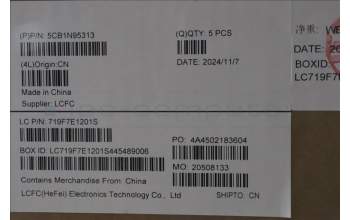 Lenovo 5CB1N95313 COVER Upper Case ASM_SPA L 83E6AG BL