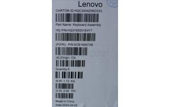 Lenovo 5CB1N95799 COVER UpperCaseASM POR H83DK NFP SG