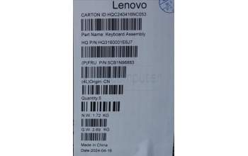 Lenovo 5CB1N96883 COVER UpperCaseASM ITA H83DK NFP ARG