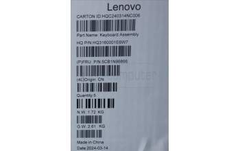 Lenovo 5CB1N96895 COVER UpperCaseASM SWS H83DK NFP ARG
