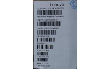 Lenovo 5CB1N96951 COVER UpperCaseASM BEL H83DK NFP ARG