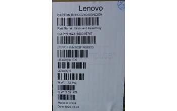 Lenovo 5CB1N96953 COVER UpperCaseASM FRA H83DK NFP ARG